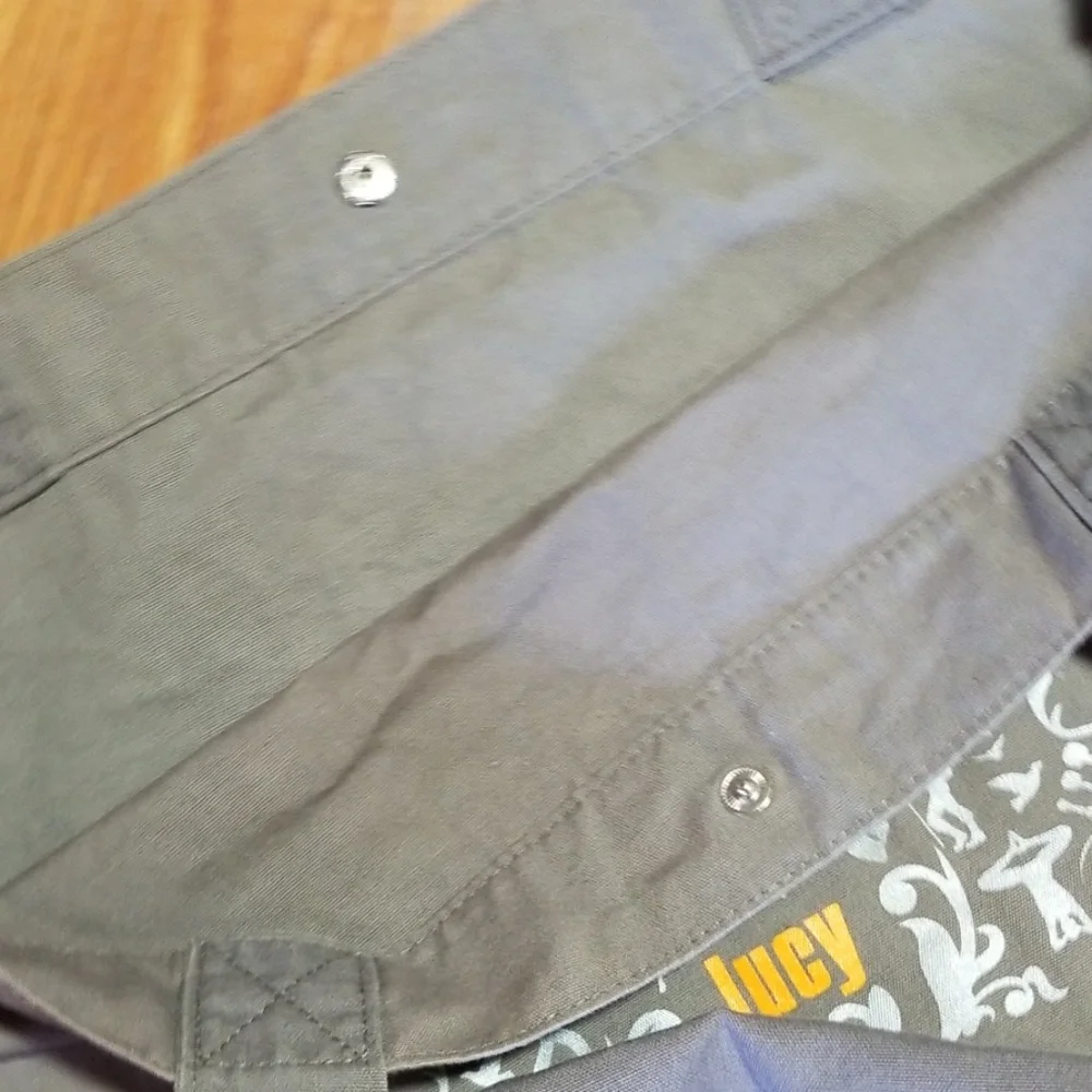 Lucy reusable canvas tote bag‎